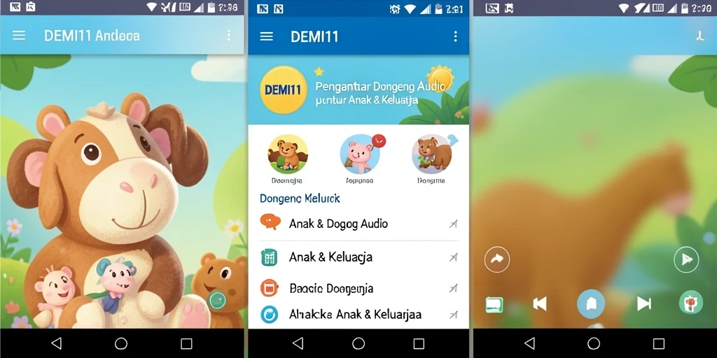 Tampilan antarmuka <strong>DEMI11</strong> yang ramah anak dan intuitif.