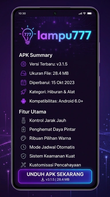 Unduh APK lampu777 untuk Pengguna Android di Indonesia
